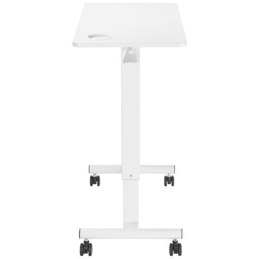 Ágyas asztali kocsi gáznyomórugóval, gurítható, állítható magasságú. EO0041