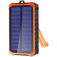   4Smarts Prepper Solar Powerbank 12000 mAh Lítiumion Fekete, Narancs LED-es zseblámpa, kültéri