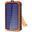 4Smarts Prepper Solar Powerbank 12000 mAh Lítiumion Fekete, Narancs LED-es zseblámpa, kültéri