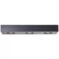   Brilliant G99722/76 Doro LED-es mennyezeti lámpa LED GU10 EEK: F (A - G) 4.5 W Homok, Fekete