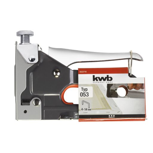 kwb 053714 Kézi tűzőgép Kapocs típus 53F típus Kapocs hosszúság 4 - 14 mm