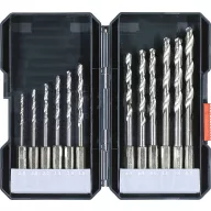   kwb 108810 HSS Fém spirálfúró készlet 12 részes DIN 338 1/4 (6,3 mm) 12 db