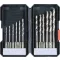 kwb 108810 HSS Fém spirálfúró készlet 12 részes DIN 338 1/4 (6,3 mm) 12 db