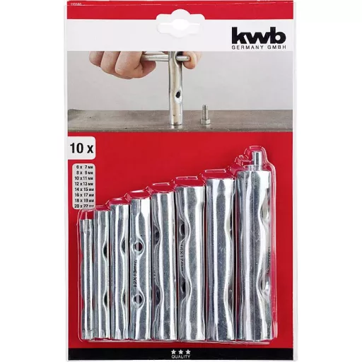 kwb 110590 Cső dugókulcs 10 db