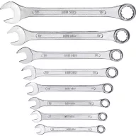   kwb 460390 Gyűrűskulcs készlet 8 részes Kulcsszélesség (metrikus) 02 - 56 mm