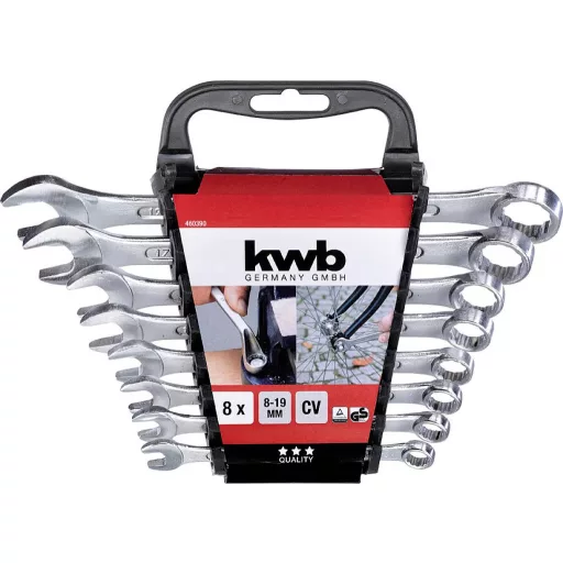 kwb 460390 Gyűrűskulcs készlet 8 részes Kulcsszélesség (metrikus) 02 - 56 mm