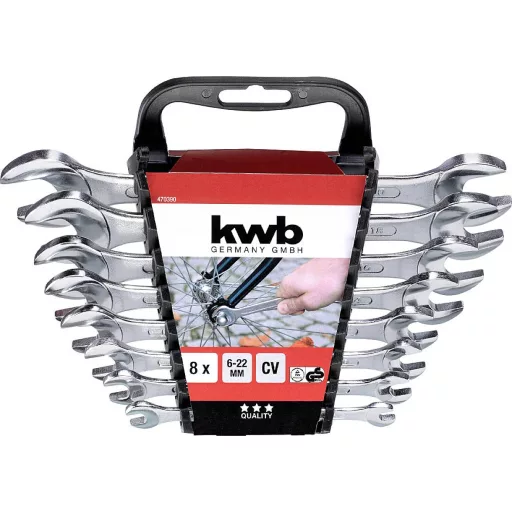 kwb 470390 Kettős csavarkulcs készlet Kulcsszélesség (metrikus) 6 - 22 mm