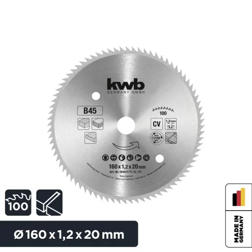 kwb 584511 Körfűrészlap 160 x 20 mm 1 db