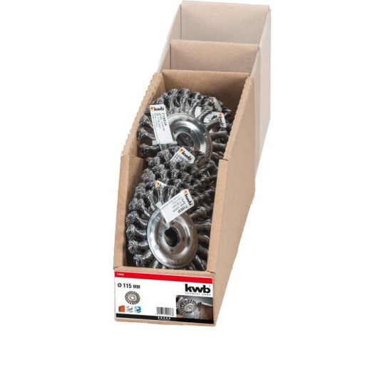 kwb AGGRESSO-FLEX® tárcsakefék, csomózott HSS acélhuzal sarokcsiszolókhoz 719536 1 db