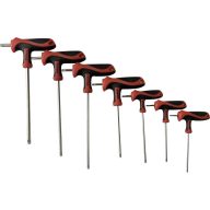   Kunzer T-Griff-TX-Profil 7tlg. Hatlapú kerek csavarhúzó Műhely 7 részes Belső kerek hatlap (TX)