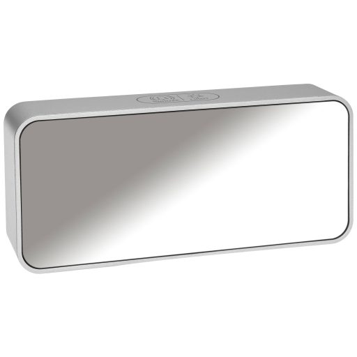 Digitális kvarc ébresztőóra, 2 ébresztési idő, ezüst, TFA Dostmann 60.2032.54