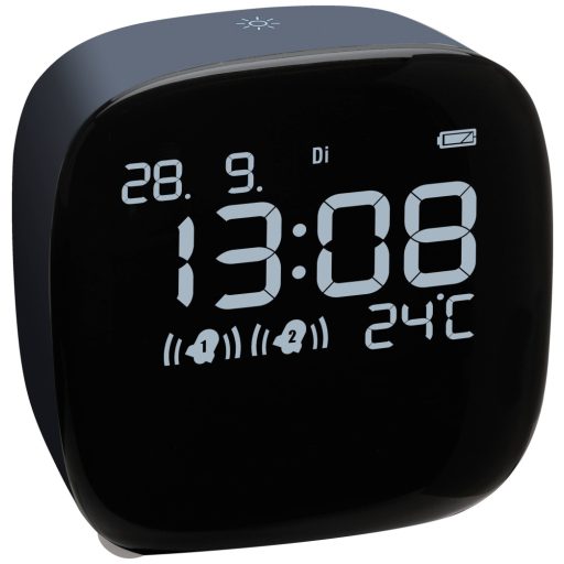 TFA Dostmann 60.2034.06 Kvarc Ébresztőóra Éjszaka kék Riasztási idők 2