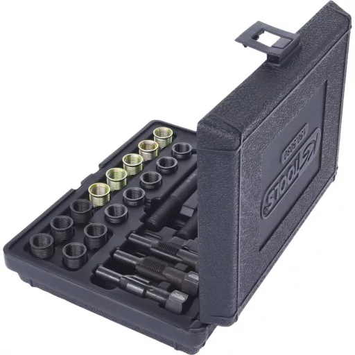 KS Tools 150.5080 THREADfix javítókészlet M14x1,25 gyújtógyertyákhoz, 21 db