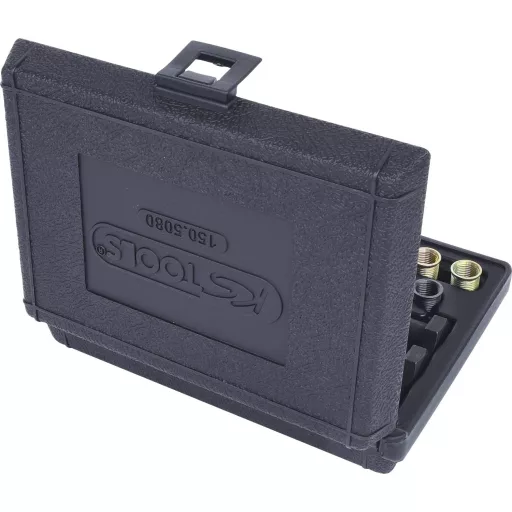 KS Tools 150.5080 THREADfix javítókészlet M14x1,25 gyújtógyertyákhoz, 21 db