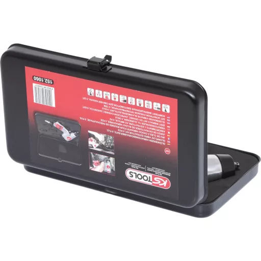 KS Tools 152.1060 1/4' '  izzítógyertya pneumatikus vibrációs kulcs készlet, 5 db