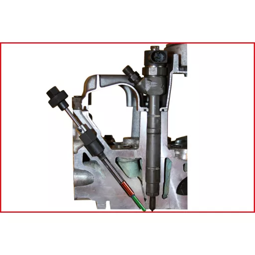 KS Tools 152.1120 MASTER 3 az 1-ben izzítógyertya dörzsárkészlet, 9 db