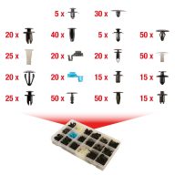   KS Tools 420.0400 Rögzítőkapocs készlet Mazdához, 475 db