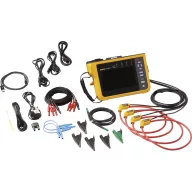   Fluke 1773, Power Quality Analyzer hálózat analizáló készülék Kalibráció (DAkkS) adatgyűjtő funkcióval, lakatfogóval