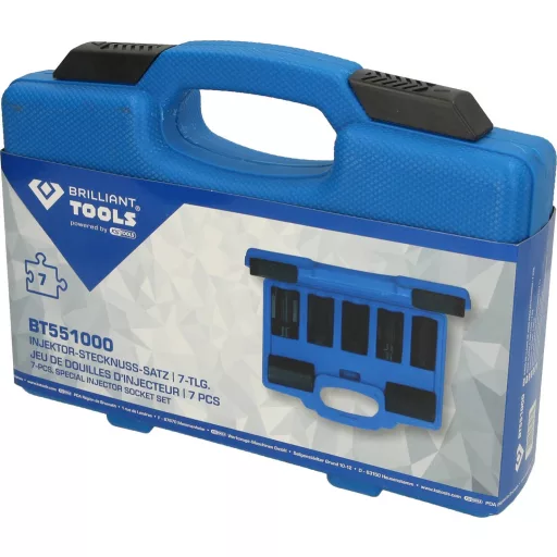 Brilliant Tools BT551000 Befecskendező aljzat készlet, 7 db