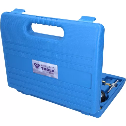 Brilliant Tools BT581250 Üzemanyag befecskendező szivattyú nyomásmérő készlet, 9 db