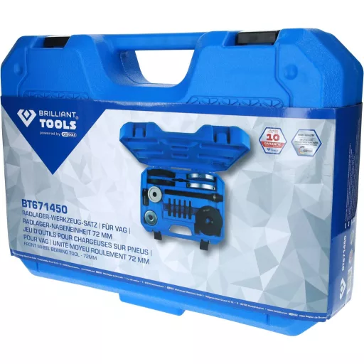 Kerékcsapágy szerszámkészlet, VAG-hoz, kerékcsapágyagy egység 72 mm Brilliant Tools BT671450