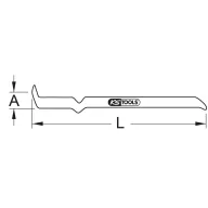   KS Tools 963.9790 BRONZEplus abroncskar nehéz, hajtókaros kivitel 600 mm