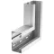 Rehau 6133282 Lapos konzol Alacsony szög (Sz x Mé) 270 mm x 70 mm Ezüst 1 db