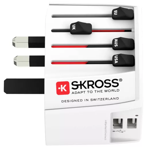 Skross 1.302960 Úti adapter MUV USB (2xA)