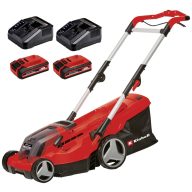   Einhell RASARRO 36/36 (2x3Ah Plus) Power X-Change Akku Akkus fűnyíró 2. Töltőkészülék, 2 db akkuval 18 V Vágási szélesség (max.) 36 cm Alkalmas 400 nm