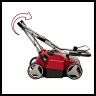   Einhell GE-SC 36/35 Li - Solo Power X-Change Irtóborona Lítiumion Akku Akku nélkül, töltő nélkül, Gyorsszorítóval, Beállítható ártér Munkaszélesség 35 cm