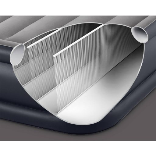 Intex 64136ND DuraBeam PillowRestRaised Felfújható ágy (H x Sz x Ma) 203 x 152 x 42 cm Szürke