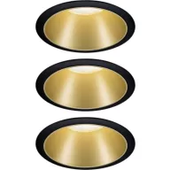   Paulmann 4064161242248 Cole Coin Beépíthető lámpa 4 részes készlet LED 6 W Fekete, Arany