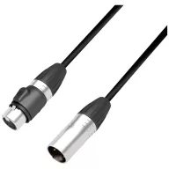   Adam Hall 4 STAR DGH 2000 IP65 DMX XLR Összekötőkábel [1x XLR dugó, 5 pólusú - 1x XLR alj, 5 pólusú] 20 m Fekete