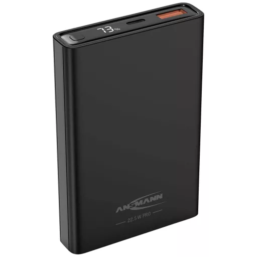 Ansmann PB222PD Powerbank 10000 mAh LiPo USB-A, USB-C® Fekete