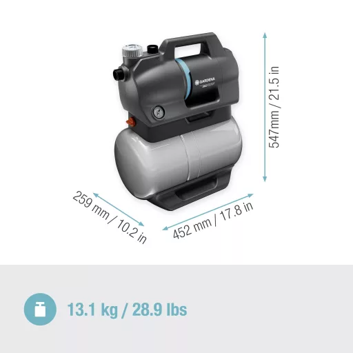 GARDENA 09064-61 3800 Silent Házi vízmű 230 V 3800 l/óra
