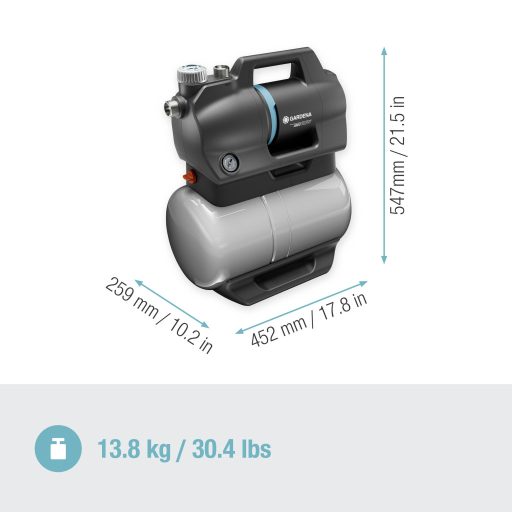 GARDENA 09066-61 3900 Silent Házi vízmű 230 V 3900 l/óra