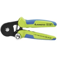   Rennsteig Werkzeuge Crimpzange 180mm 0,08-2x10mm² für 6kant-Crimpprofil 610 286 3 Krimpelőfogó Érvéghüvelyek 0.08 - 16 mm²
