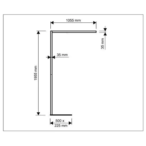 Maul MAULsirius 8259290 LED-es állólámpa mozgásjelzővel LED Fixen beépített LED-es 64 W Fekete