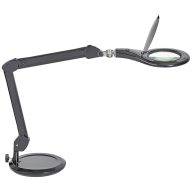   Maul 8263690 LED nagyító lámpa MAULmakro, állvánnyal, fekete Nagyítási tényező=1.75 x 127 mm 2021-es energiahatékonysági osztályok E (A - G)