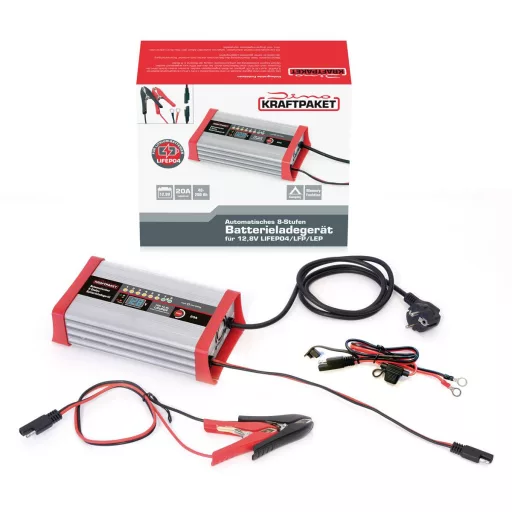 Dino KRAFTPAKET LifePo4 20A 136342 Autós töltőkészülék 12 V
