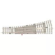  T14538 N Minitrix sín Váltó, balos, Beton váltó 112.6 mm 15 °