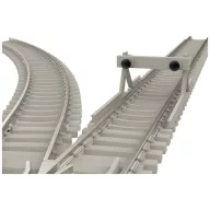   T14538 N Minitrix sín Váltó, balos, Beton váltó 112.6 mm 15 °