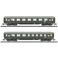 MiniTrix T18287 2 db D 96 gyorsvonat személykocsi készlet