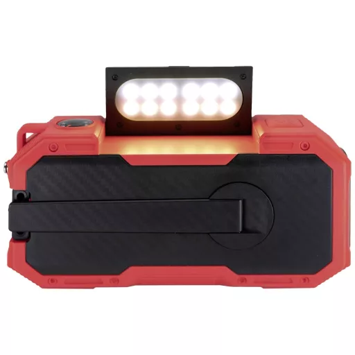 Albrecht DR 112 Kültéri rádió DAB+, URH Vészhelyzeti rádió, USB, Bluetooth® Akkutöltő funkció, Kézi kurbli, Napelem, Fröccsenő víz ellen védett, ütésálló,