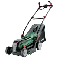   Bosch Home and Garden 06008B9E00 Akku Akkus fűnyíró 2 db akkuval, Töltővel 2x18 V Vágási szélesség (max.) 37 cm Alkalmas 550 m²