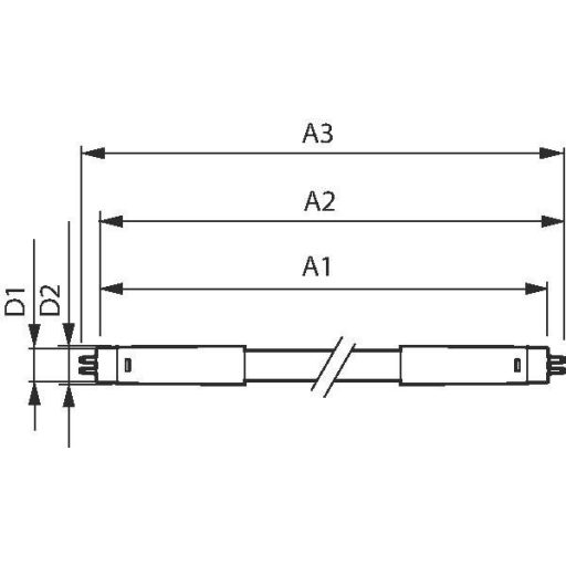 Philips LED LED csövek EEK: D (A - G) G5 Cső forma T5 EVG 20 W Semleges fehér (Ø x H) 19 mm x 1449 mm 10 db
