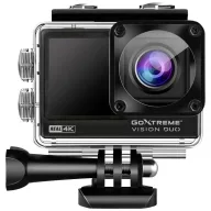   GoXtreme GoXtreme Vision Duo 4K Akciókamera 4K, Kettős kijelző, Fröccsenő víz ellen védett, Porvédett, Vízálló , WLAN, Lassítíott felvétel