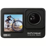   GoXtreme GoXtreme Vision Duo 4K Akciókamera 4K, Kettős kijelző, Fröccsenő víz ellen védett, Porvédett, Vízálló , WLAN, Lassítíott felvétel