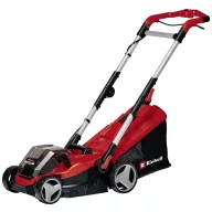   Einhell RASARRO 36/34 (2x3,0Ah) Power X-Change Akku Akkus fűnyíró 2. Töltőkészülék, 2 db akkuval 3000 mAh 18 V Vágási szélesség (max.) 34 mm Alkalmas 300 m²