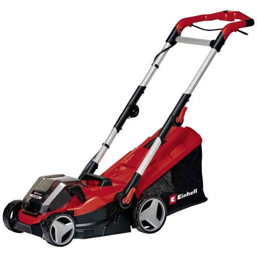 Einhell RASARRO 36/34 (2x3,0Ah) Power X-Change Akku Akkus fűnyíró 2. Töltőkészülék, 2 db akkuval 3000 mAh 18 V Vágási szélesség (max.) 34 mm Alkalmas 300 m²